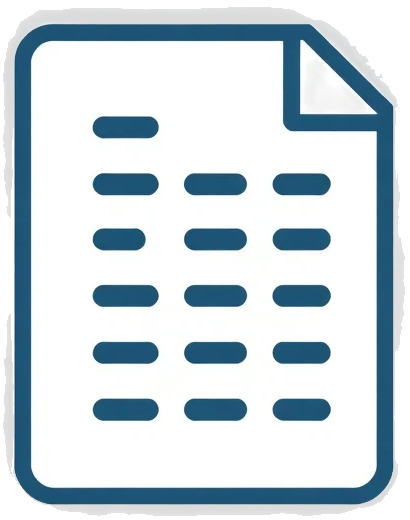 Ícone Relatórios personalizados
